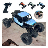 Camionete Off-road Carro Controle Remoto Recarregável 4x4 Cor Azul