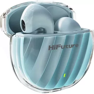 Auriculares Hifuture Flybuds 3 Tws Ipx5, Enc, Color Celeste