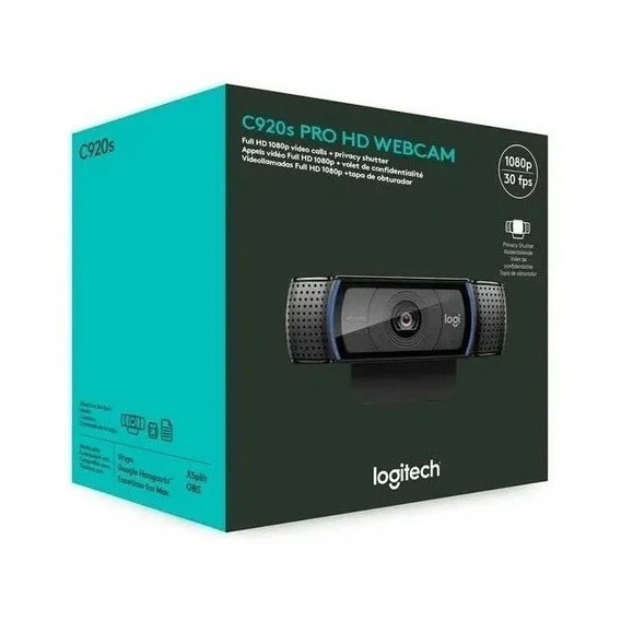 Webcam Logitech C920s Full Hd 1080p Usb Plug And Play