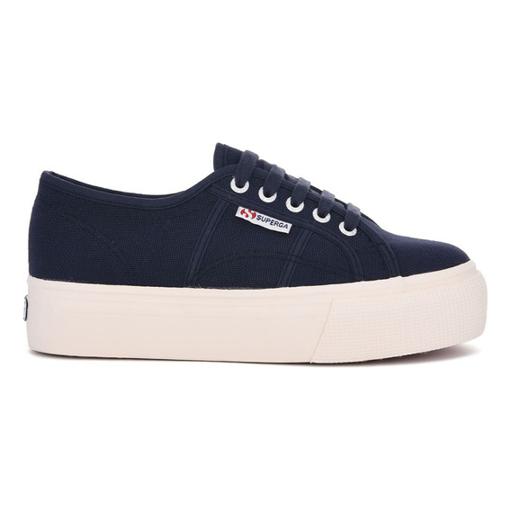 Tenis Plataforma Azules 2790 Acotw Linea Up Mujer Superga Su