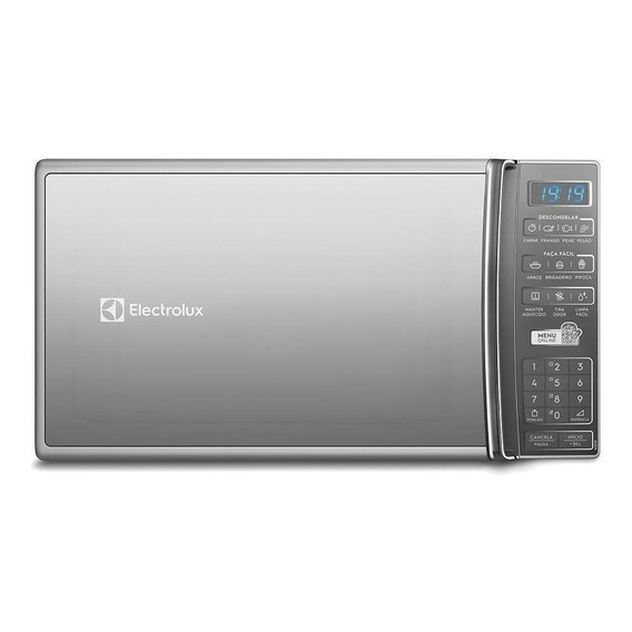 Micro-ondas de Bancada Electrolux Prata 27L com 55 receitas pré-programadas no Menu Online MS37R 127v