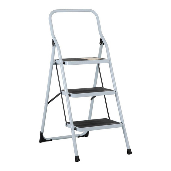 Escalera Plegable 3 Pasos Acero Capacidad 150kg Pretul 24120