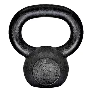 Kettlebell 4kg - Preto