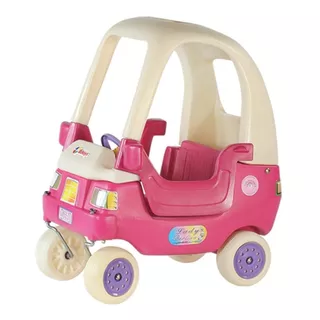 Auto Rosa Rotoys Autito Nena Caminador Auto Lady Rotoys