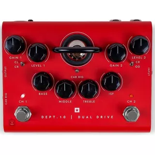 Blackstar Dept 10d Drive - Pedal Overdrive Crunch Boost Color Rojo