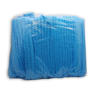 Cofias Desechables Plisada Pq/100 (azul)