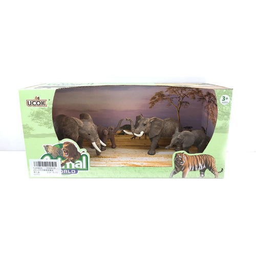 Playsets Animal World Familia Elefantes Pack 