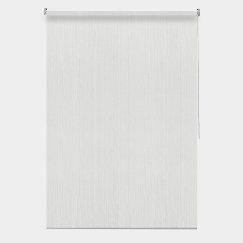 Cortina Moderna Blackout Blanco Textu Ancho 140cm Alto 180cm Color Blanco texturizado