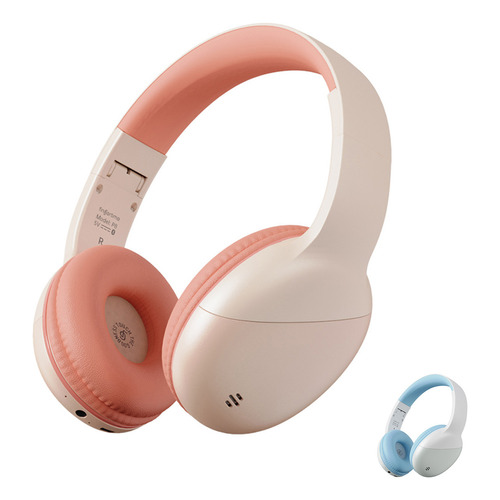 Auriculares Fingertime P8 Bluetooth Recargable Usb Aux Tf Color Rosa