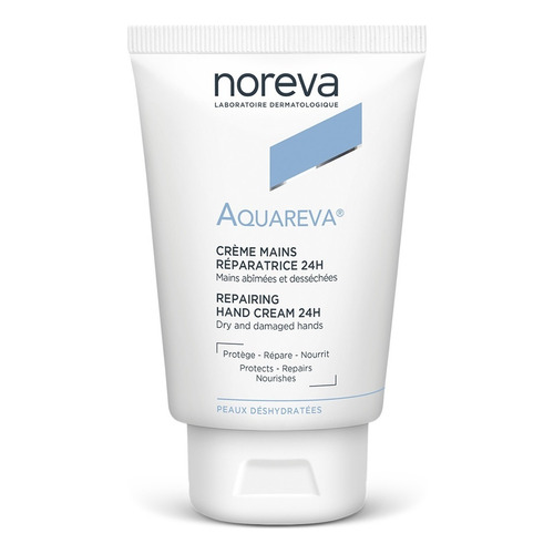 Crema Para Manos Noreva Aquareva Hidratante Reparadora 50 Ml