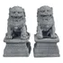 2 Estatuas De Leones Guardianes De Piedra Arenisca