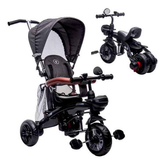 Triciclo Stark X3 Infantil Bebe Manija Adaptable Bicicleta