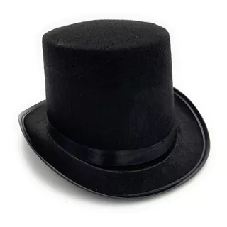Sombrero Catrin Copa Mago Negro Disfraz