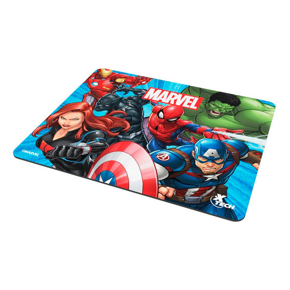 Mouse Pad Xtech Marvel Avengers Goma Antideslizante Infantil