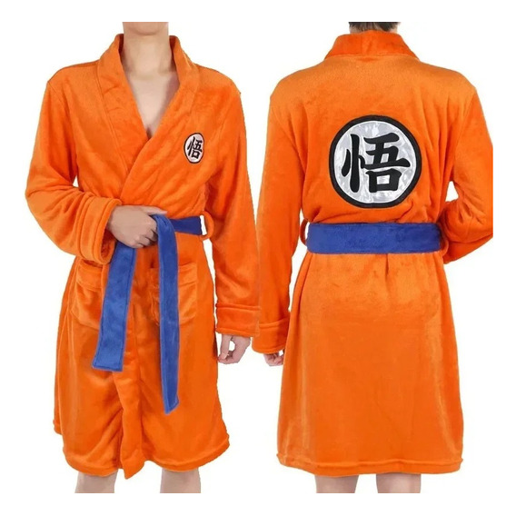 Bata De Baño Unisex Dragon Ball Goku Suave Y Cómoda Ropa