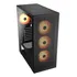 Gabinete Gamer Cougar Mx220 Rgb Black, 4 Fans Incluidos Color Negro