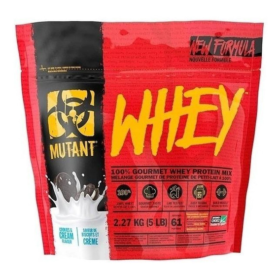 Suplemento en polvo Mutant  Whey Whey proteína sabor cookies & cream en sachet de 2.27kg