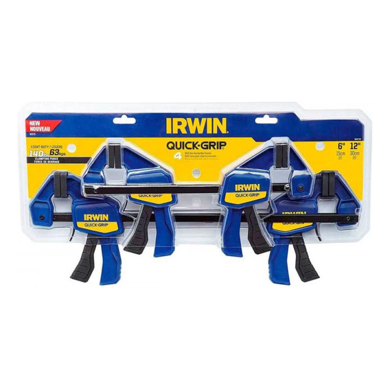 Set 4 Prensas Para Trabajos Livianos Irwin 920500 1964748