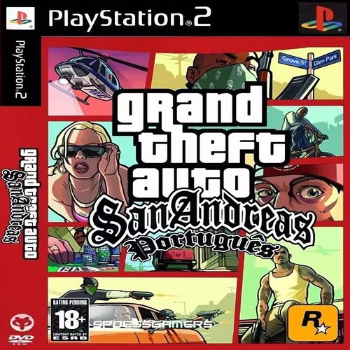 Gta San Andreas Pt-br Ps2 Português Grand Theft Auto Patch M