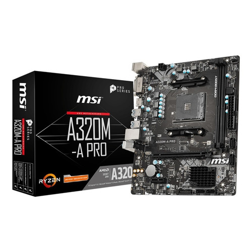 Tarjeta Madre Msi A320m-a Pro Socket Am4 Micro Atx Ddr4