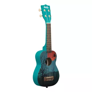 Ukelele Soprano Kala Moonrise Uk-moonrise + Funda Color Celeste