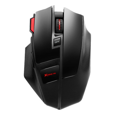 Mouse Gamer Xtrike Me Inalámbrico 2.4g 1600 Dpi 7 Botones Color Negro