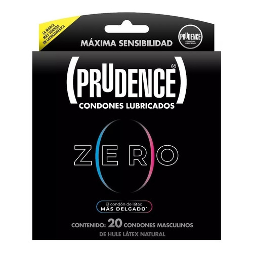Prudence Zero Condones Ultra Delgados 20 Piezas
