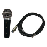 Microfono Dinamico De Mano Con Cable, 100-13khz Vamav Lm-33d