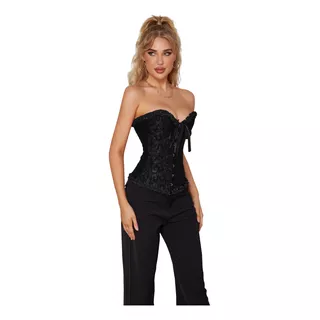 Corset Negro Colores Talles Hasta 6xl Alina Adler Co052