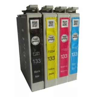 Pack Cartuchos Epson Originales 133 Para Tx235 Tx 420 Tx320