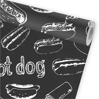 Papel De Parede Hot Dog Cachorro Quente Kit 02 Rolos A555