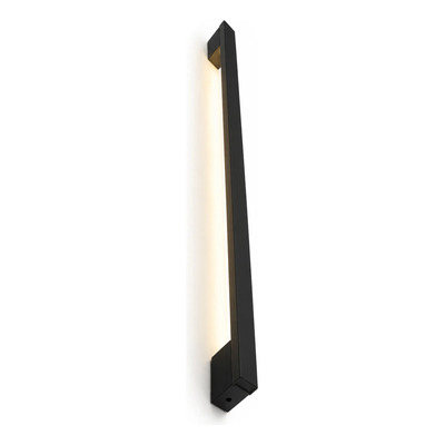 Aplique Led  Exterior Indirecto Manijon 114cm Negro Pr  Negro