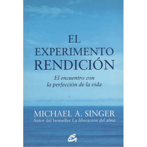 Libro El Experimento Rendicion - Michael A. Singer 