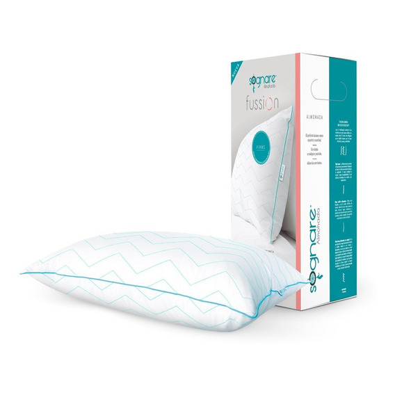 Sognare Fussion almohada Queen Firme lavable e hipoalergénica Blanco