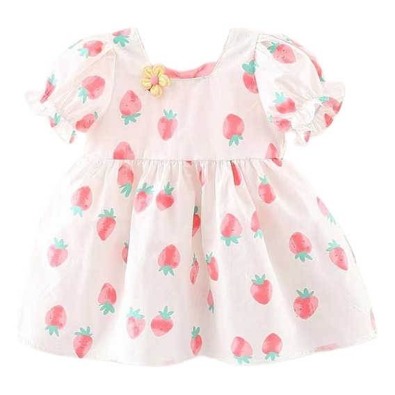 Vestido Floral Para Niñas Bebé 0 - 4 Años 