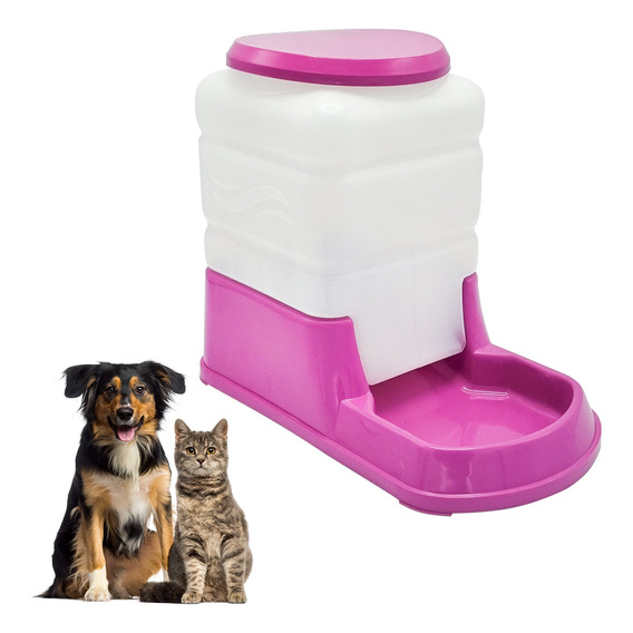 Bebedero Dispensador De Agua Mascotas Perro Gato Plato 3l Ax