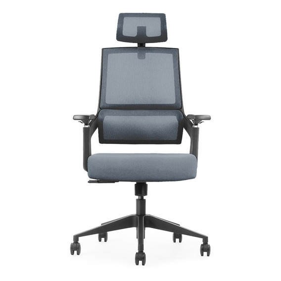 Silla Ergonomica Gerencial Modelo Sparta Dark Grey _ Decorpl