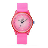 Reloj By Q&q Solar Mujer Sumergible 100m Silicona  