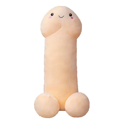 Peluche Pene Nepeluche Acolchonado Ultra Suave Claro Kawaii