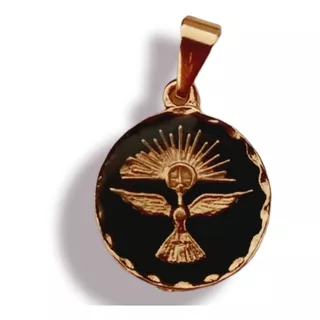 Medalha Divino Espirito Santo Medalhinha Folheada A Ouro