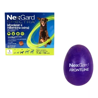 Nexgard Spectra Para Cães 7,6 A 15 Kg Antipulgas E Carrapato
