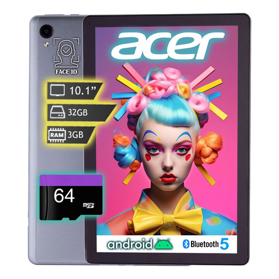 Tablet Acer Sospiro As10w 2023 6000mah 32gb 3gb Ram + Kit