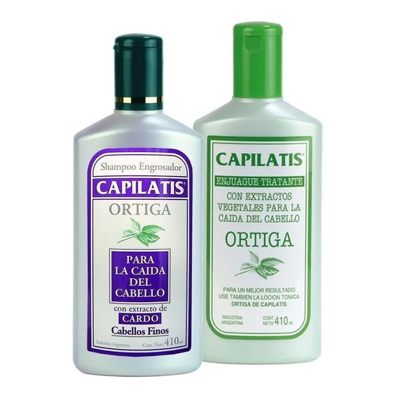 Pack Capilatis Ortiga Shampoo +acondicionador 410 Ml Finos
