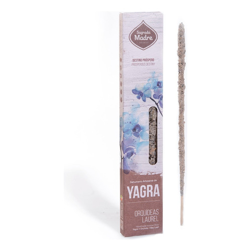 Sahumerio Sagrada Madre Linea Yagra (ideal Para Meditar) Fragancia Orquideas Y Laurel