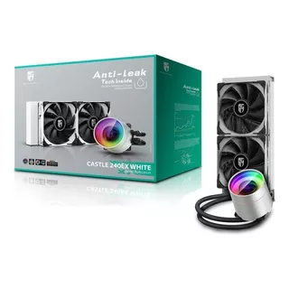 Enfriador De Agua Deepcool Castle 240 Ex Argb White Dp-gs-h12w-cs Led Rgb