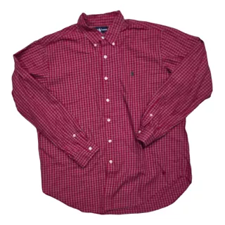 Camisa Ralph Lauren Xgrande Classic Fir Rojo Cuadro