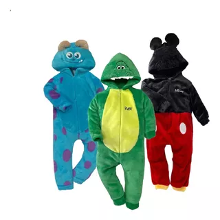 Kit 3 Mamelucos Disney Mickey, Rex, Sulley  A Precio 2