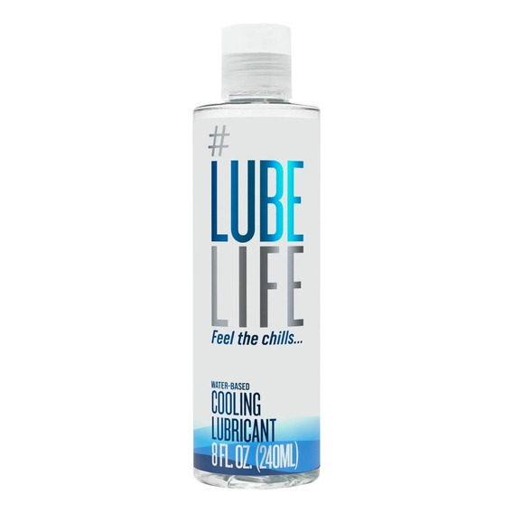 Lube Life Climax Cooling  Lubricante Efecto Frio A Base De Agua 240ml Con Sabor A  Menta Lijero