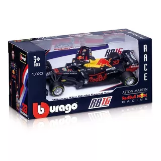 Miniatura 1:43 F1 Red Bull Rb16 Max Verstappen 2020 Burago