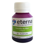 Esmalte Acrilico Al Agua Eterna X 37ml Color del óleo 59 PURPURA